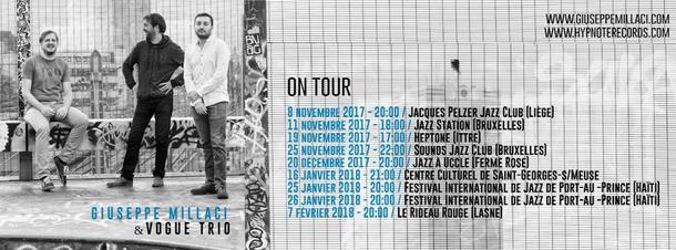 Giuseppe Millaci's Trio winter tour kicks off on November 8th