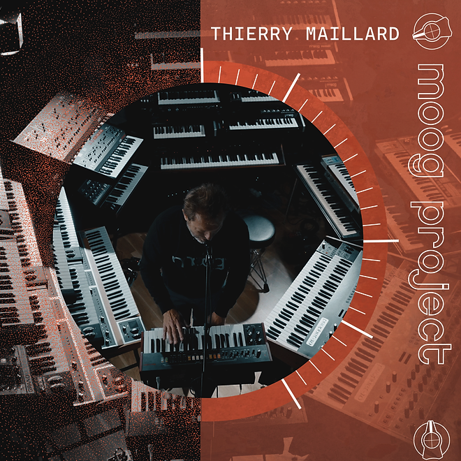 Amaury featured on Thierry Maillard Moog Project's first album, available now