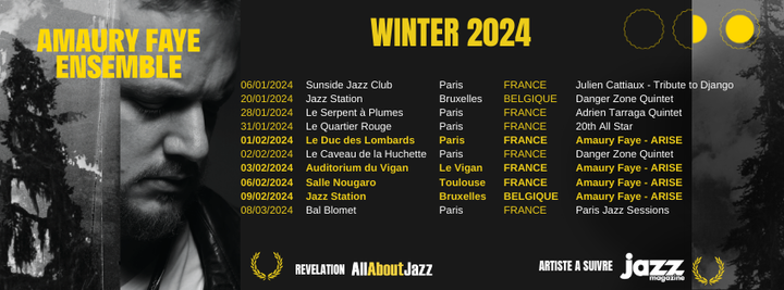 Amaury on tour this winter