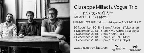 Giuseppe Millaci's Trio embark on a Japan Tour